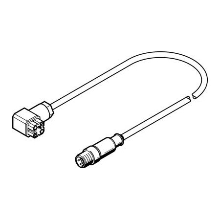Festo Connecting Cable NEBC-P1W4-K-0.3-N-M12G5 NEBC-P1W4-K-0.3-N-M12G5